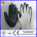 nylon liner nitrile palm dipped gloves